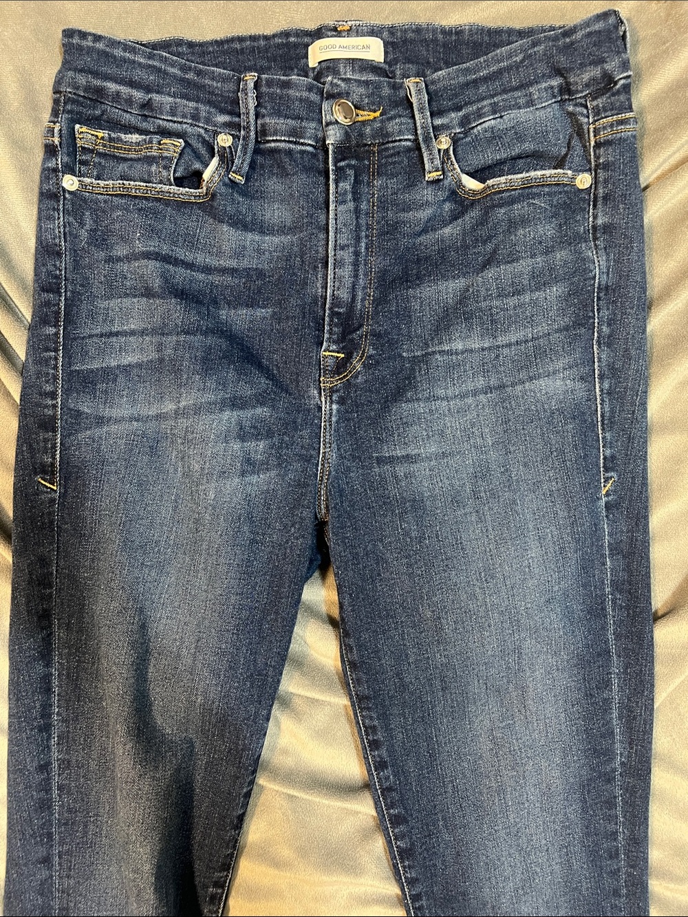 Good American Good Legs 12/31 Dark Indigo Skinny Jeans